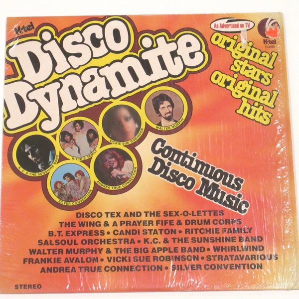 Disco hits vinyl various choice Gloria Gaynor, Sylvester, Village People, KC Sunshine Band, Turn the Beat Around, I Will Survive, Macho Man