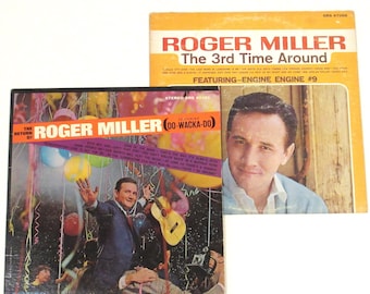 Roger Miller vinyl Dang Me, King of the Road, Chug-a-Lug, clever country folk humor, choose among 2 record bundles or Greatest Hits