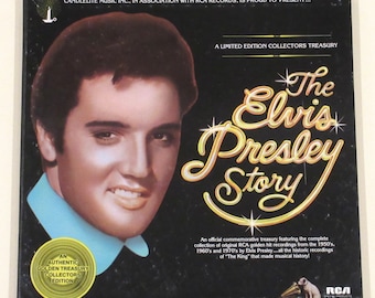 Elvis hits vinyl choice 5 record box 1977 Elvis Presley Story or 1978 Memories of Elvis, or 1 LP choices Golden 1958 or 50 Million Fans 1959