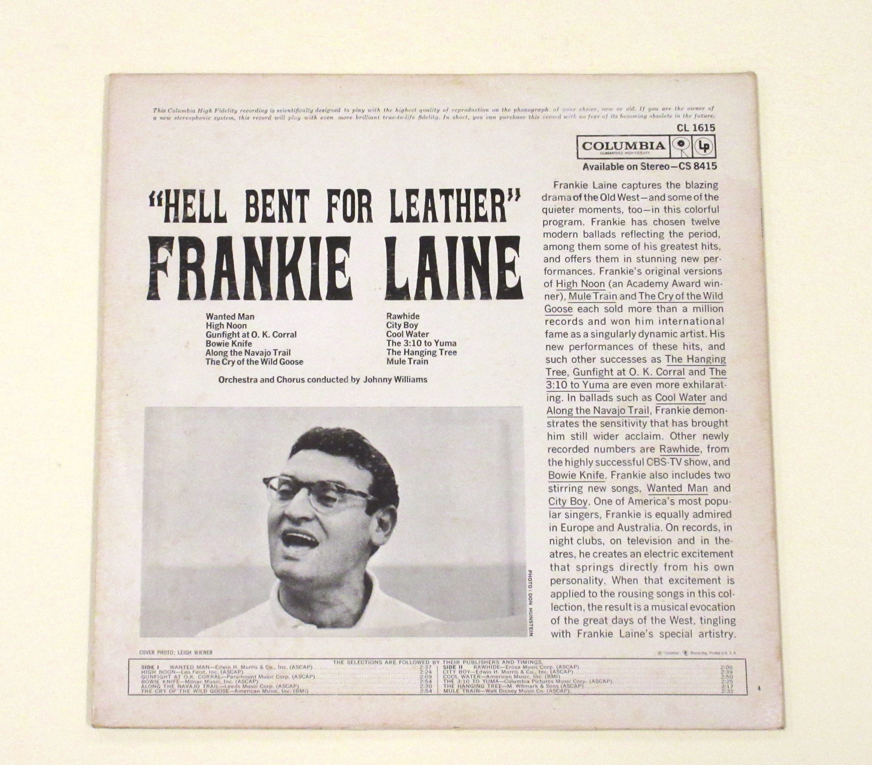 Western Songs Vinyl Frankie Laine Tex Ritter Rex Allen Harve