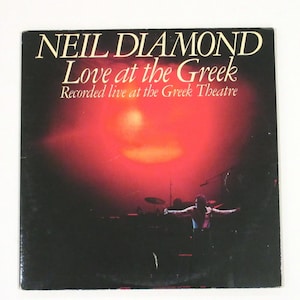 Neil Diamond vinyl Love at the Greek 2 record set 1977, or The Jazz Singer soundtrack 1980, Beautiful Noise, Love on the Rocks, America