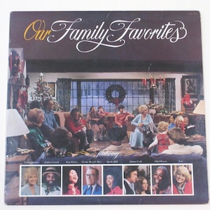 Billy Graham vinyl Our Family Favorites 1970s Christian music Johnny Cash, Norma Zimmer, Andrae Crouch, Ethel Waters, with intro by Graham