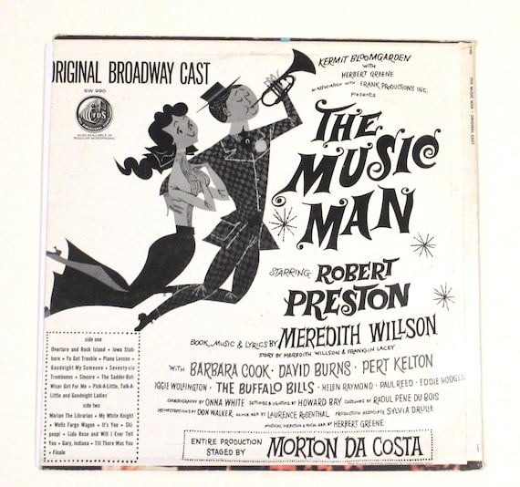 The Music Man Vinyl Broadway or Movie Robert Preston, Shirley