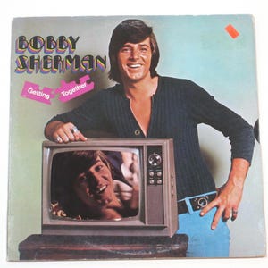 Bobby Sherman vinyl Christmas, Portrait of Bobby, Getting Together photo wheel, you choose, With Love scrapbook, Here Comes the Brides 1970s