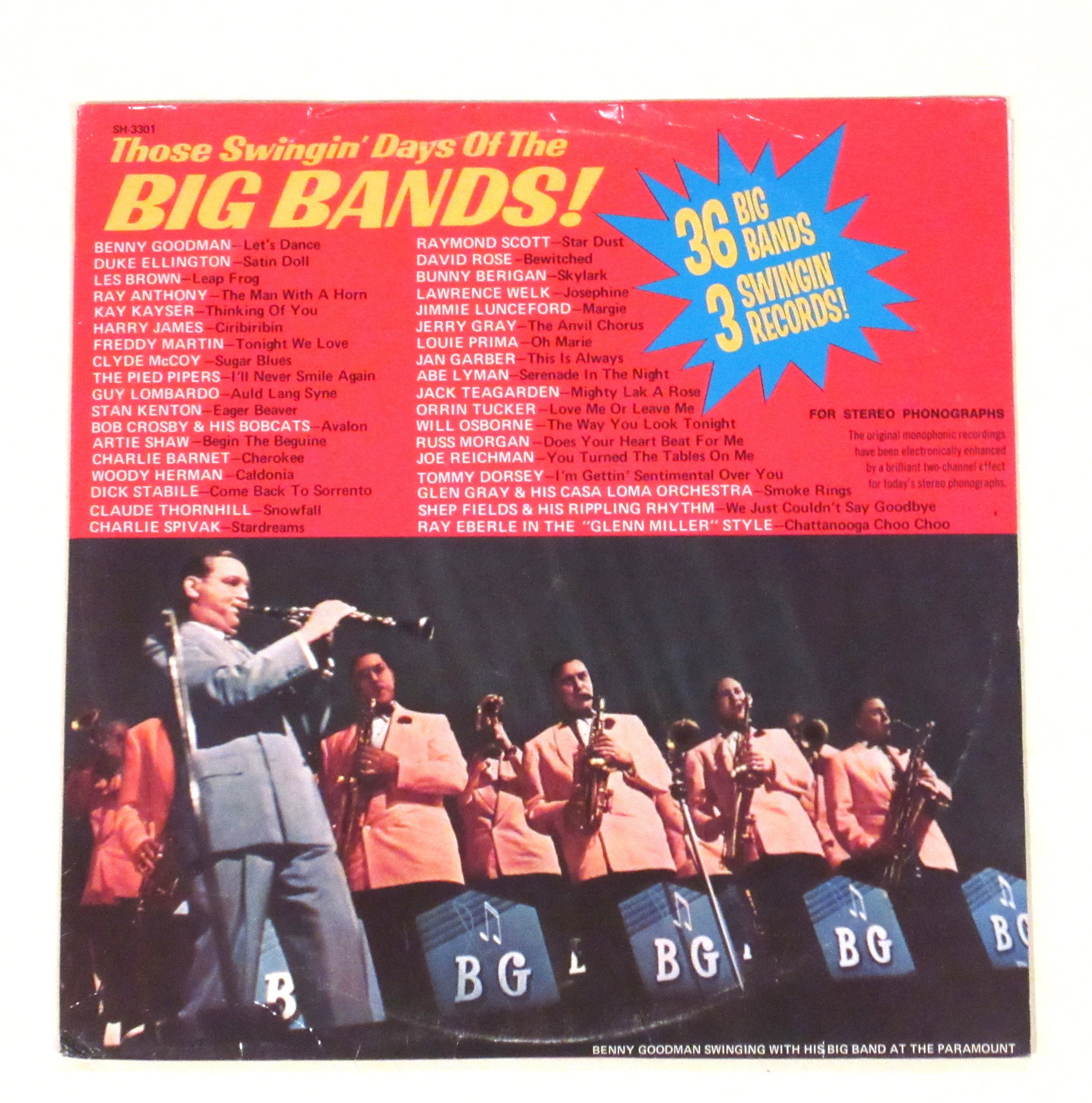 Big Band Vinyl 36 Bands on 3 Records Those Swingin Days