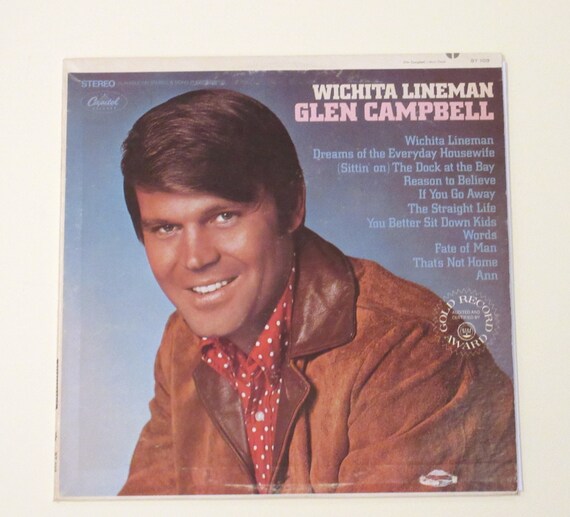 Glen Campbell vinyl Wichita Lineman Bobbie Gentry duets
