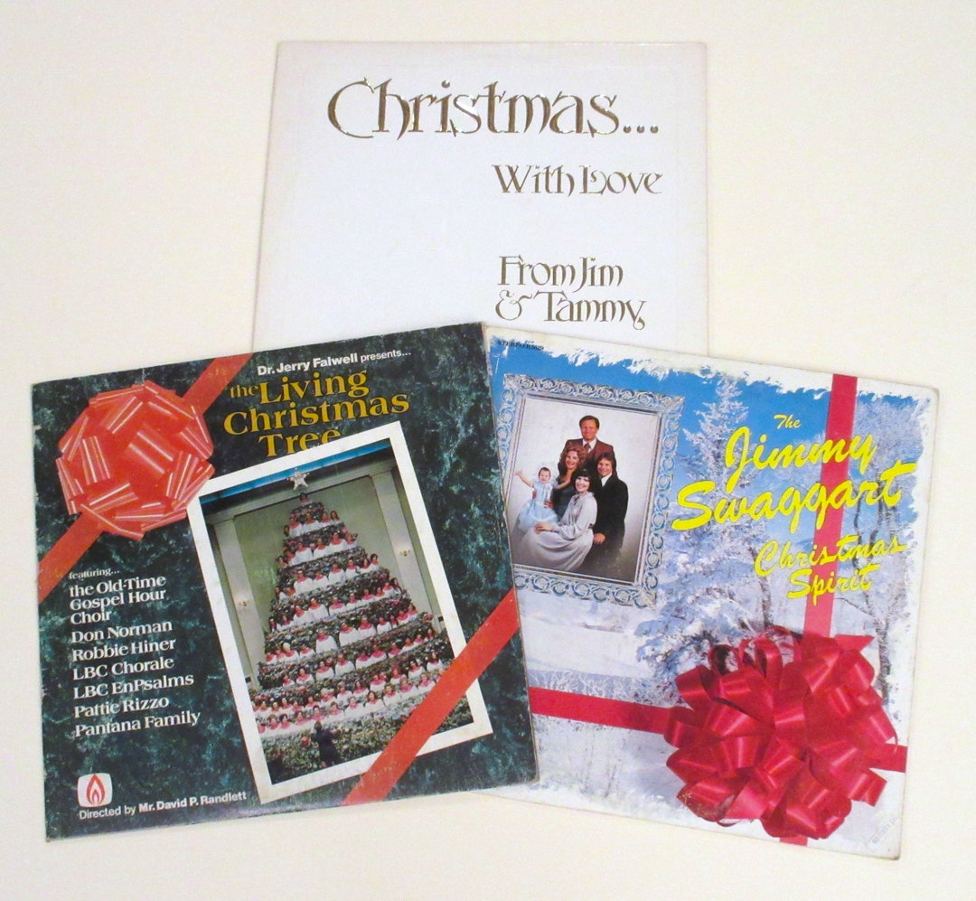Christmas Vinyl Bakker Swaggart Falwell Televangelist Holiday Etsy
