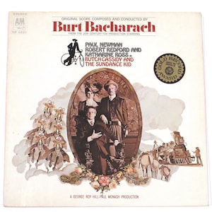 Bacharach soundtrack vinyl choice of Butch Cassidy Sundance Kid or Lost Horizon 1973, BJ Thomas, Shawn Phillips, Burt with Hal David lyrics