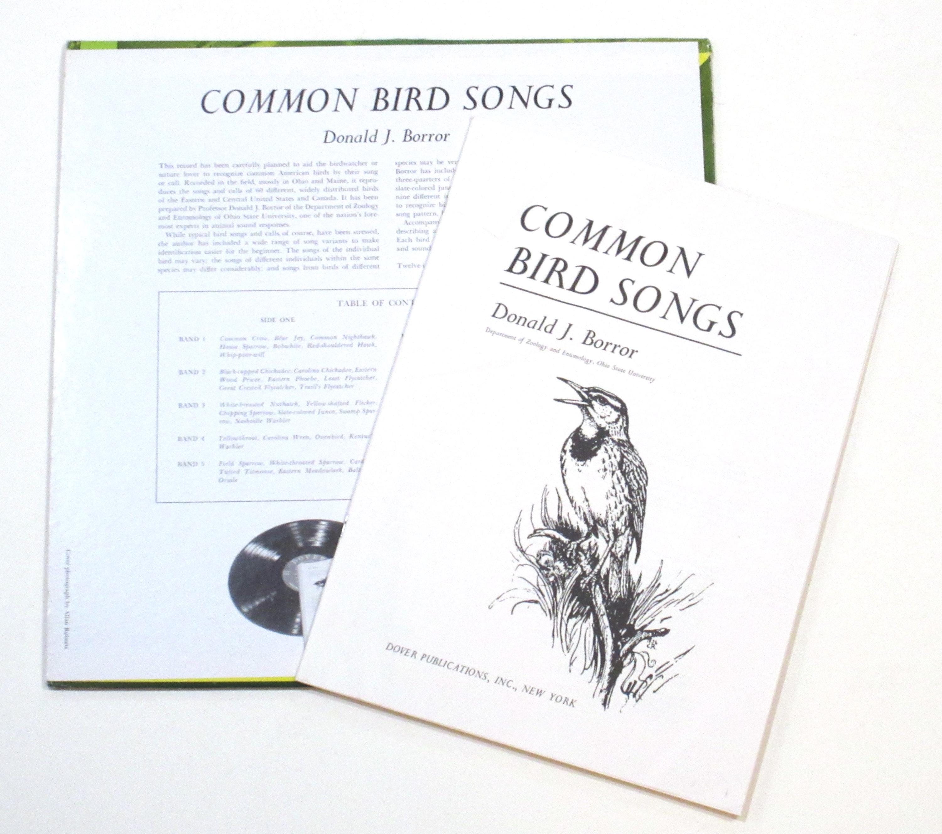 Bird Sounds Vinyl Choice Common Songs W Booklet, or Bird Song