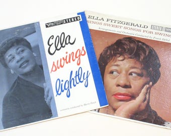 Ella vinyl Swings Lightly or Sweet Songs for Swingers, your choice, Fitzgerald stereo originals Verve black label jazz