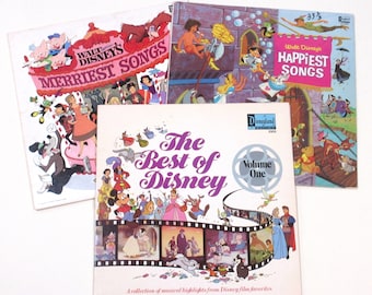 Walt Disney's Happiest Songs レコード VINTAGE Walt Disney's Happiest Songs Collector's LP Record