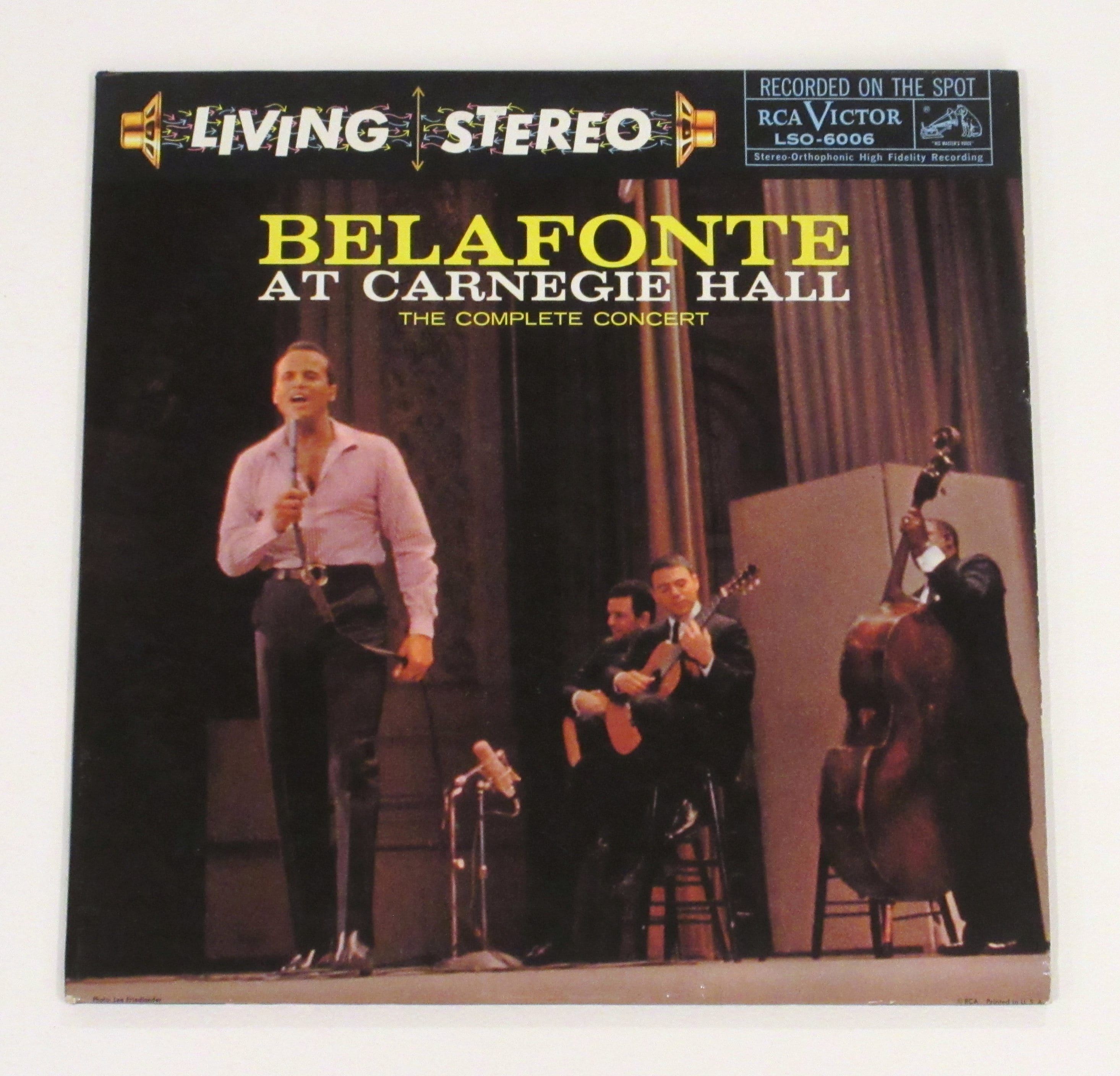 Belafonte Carnegie Hall Vinyl 2 Lps or Returns to Carnegie 2