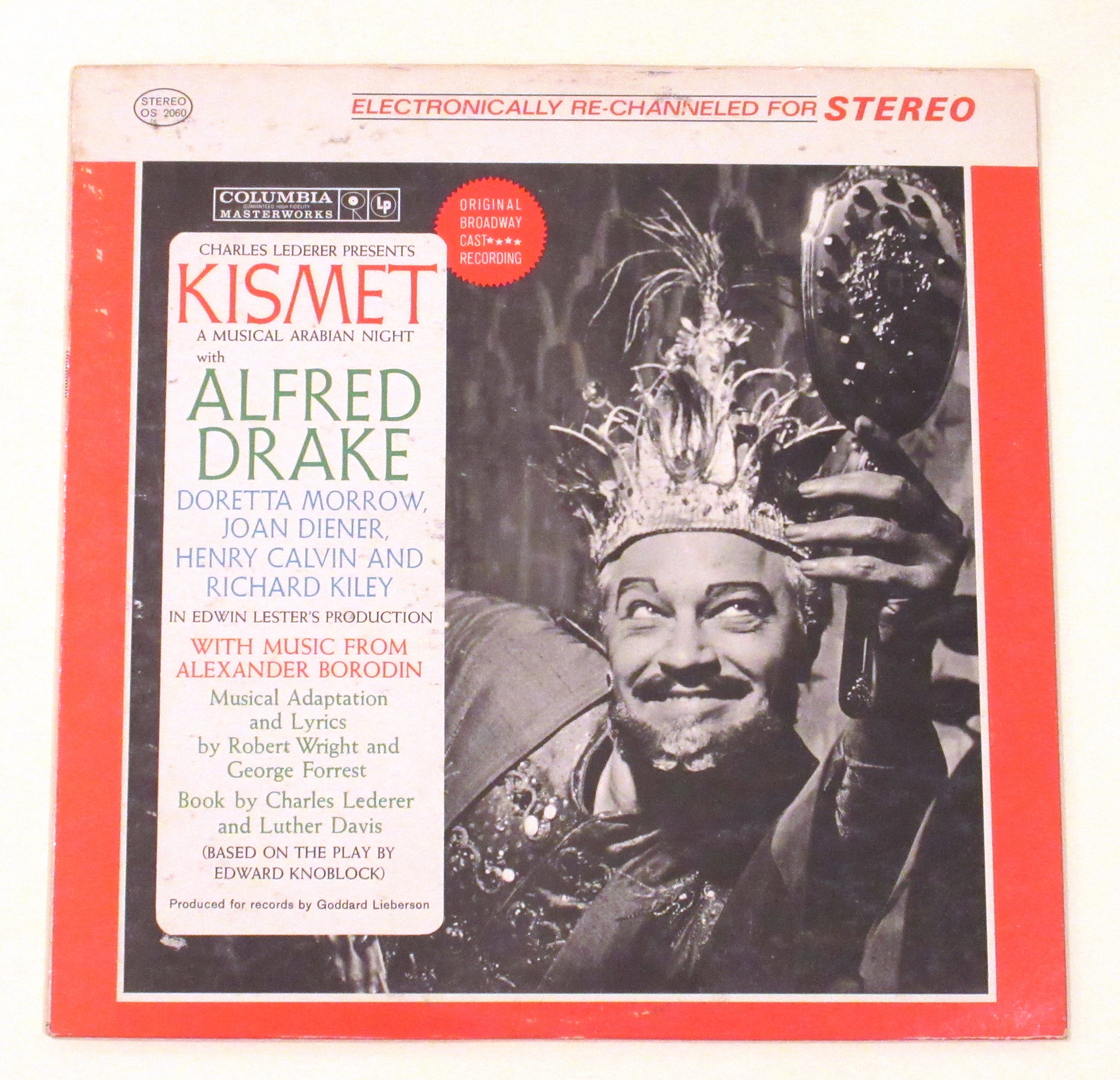 Kismet stage film 2 vinyl records, Alfred Drake wins Tony