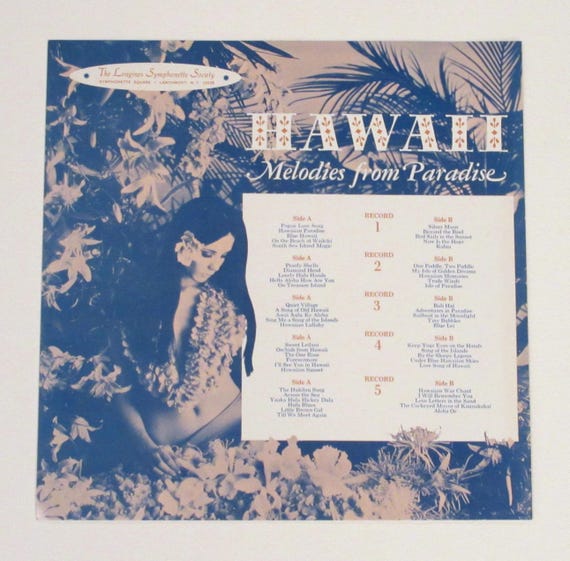 Hawaiian Paradise Vinyl Box Set or Melodies From Paradise You