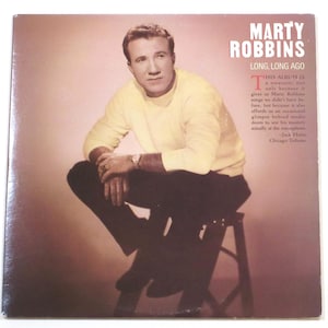 Marty Robbins vinyl rarities Long Long Ago 2 LPs, or Time Life box set 3 records, or Marty&#39;s Country double album, El Paso, Devil Woman