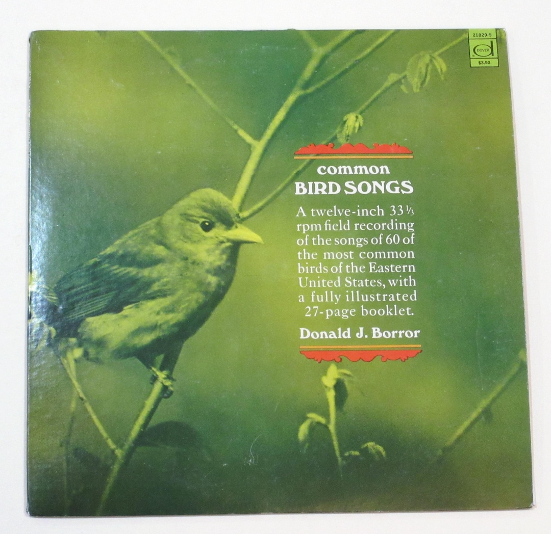 Bird Sounds Vinyl Choice Common Songs W Booklet, or Bird Song Behavior ...