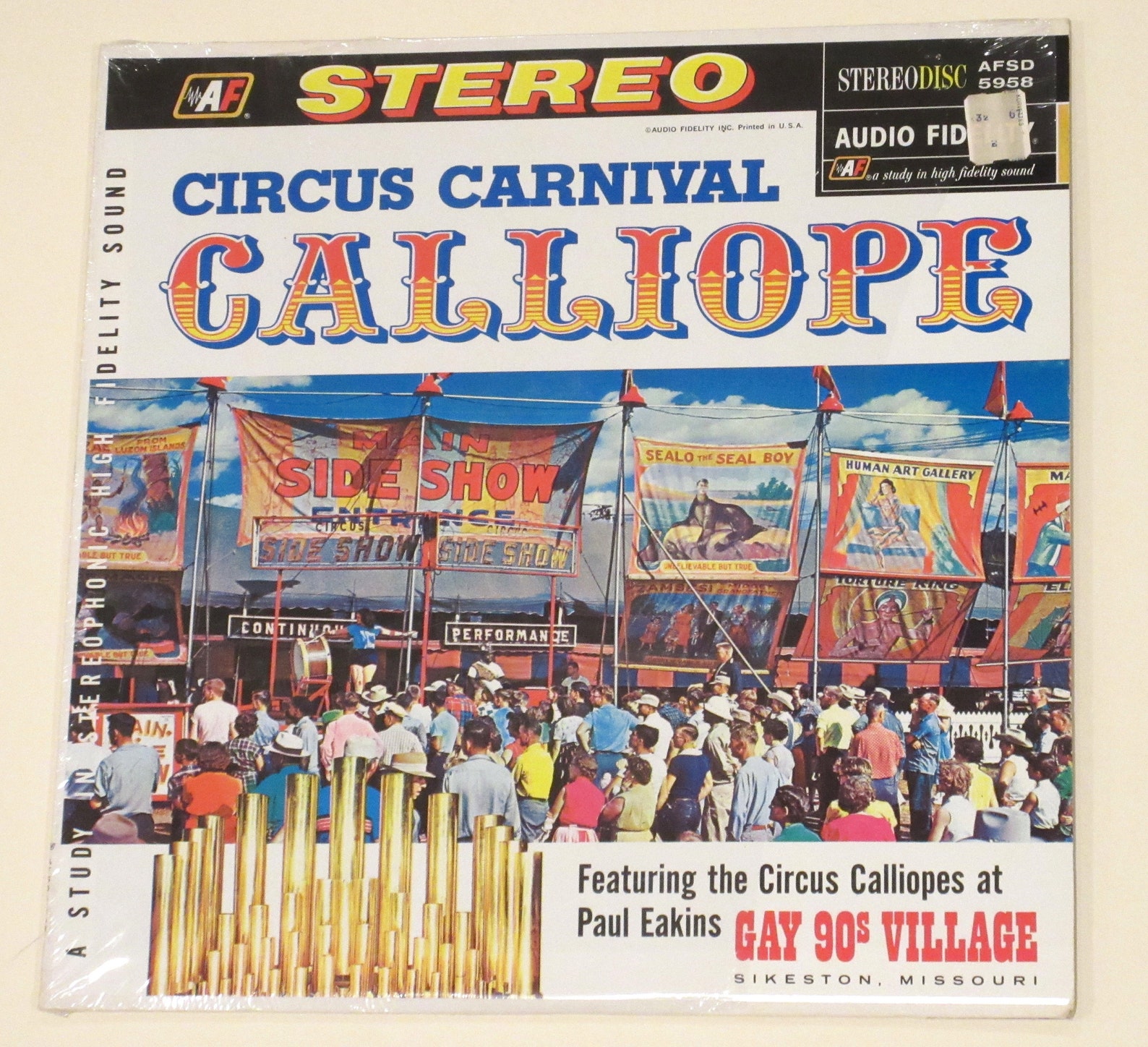 Circus calliope 2 vinyl LP Audio Fidelity stereodisc Etsy