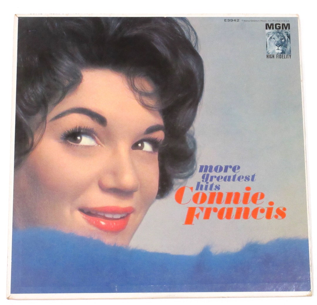Connie Francis Vinyl Hits Best of 1960s Italian Spanish or Etsy
