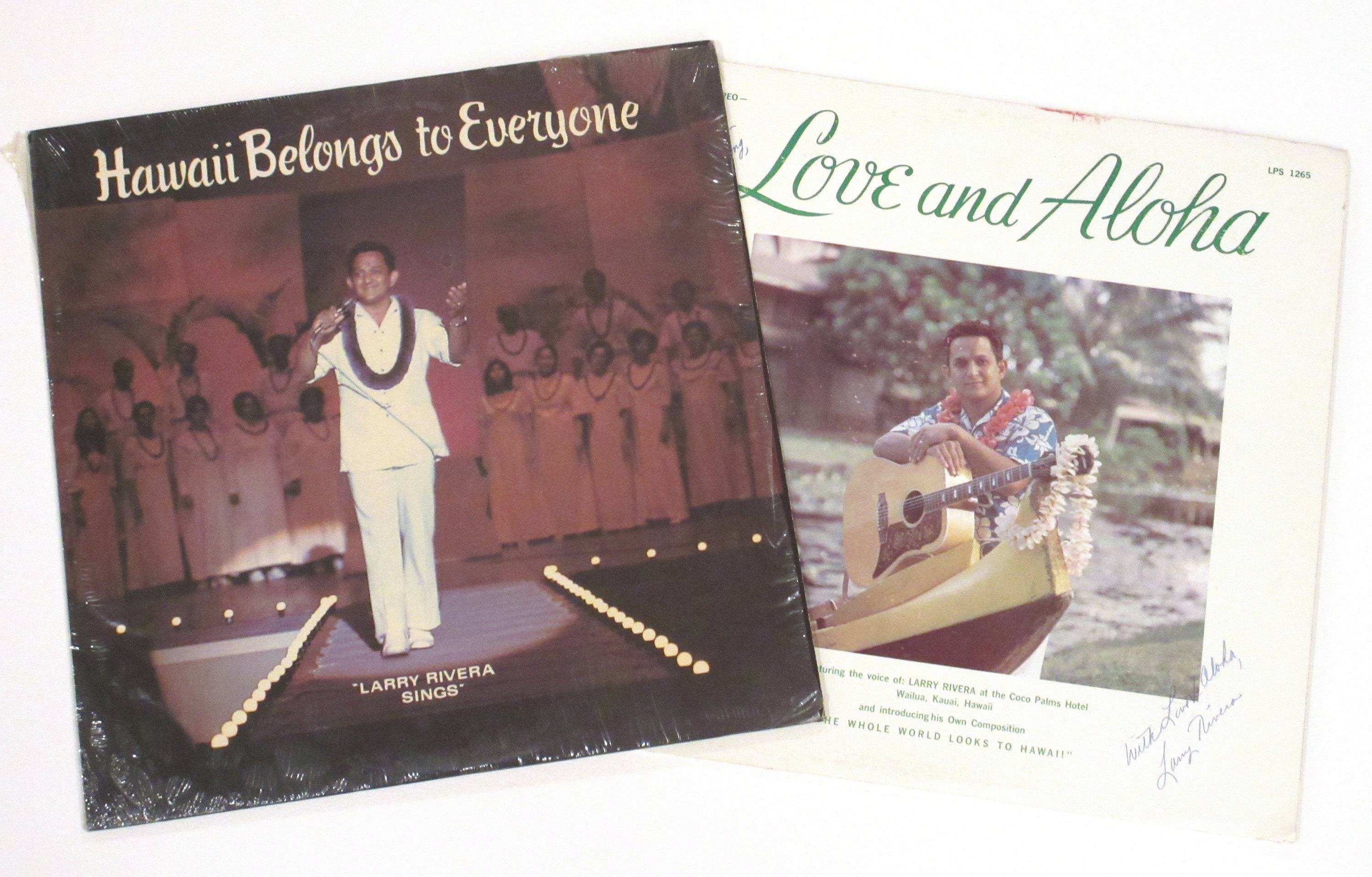 Larry Rivera Coco Palms Kauai 2 Vinyl Lps Love and Aloha Etsy
