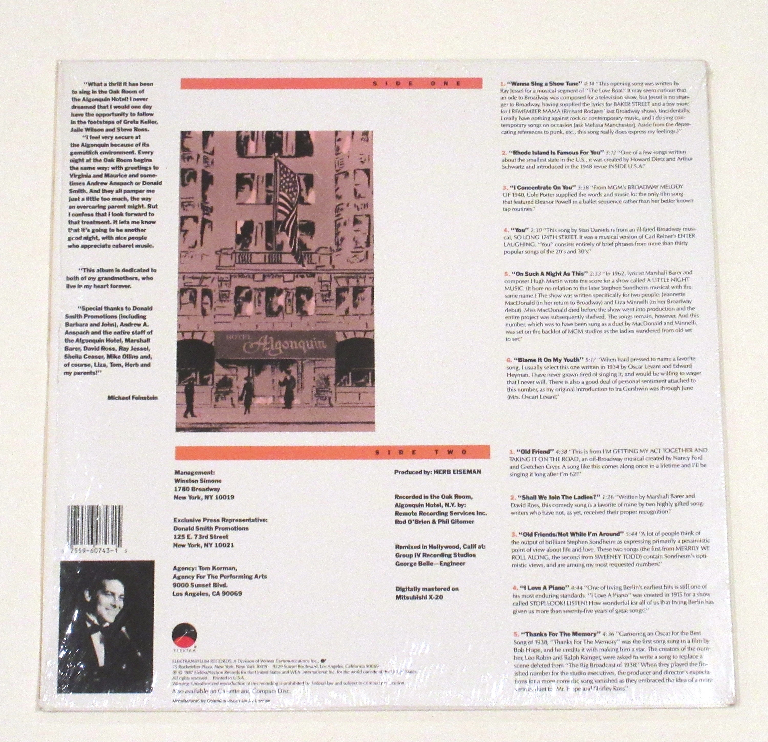 Michael Feinstein Vinyl Live At The Algonquin Isn T It Etsy Michael Feinstein Vinyl Live At The Algonquin Isn T It Etsy