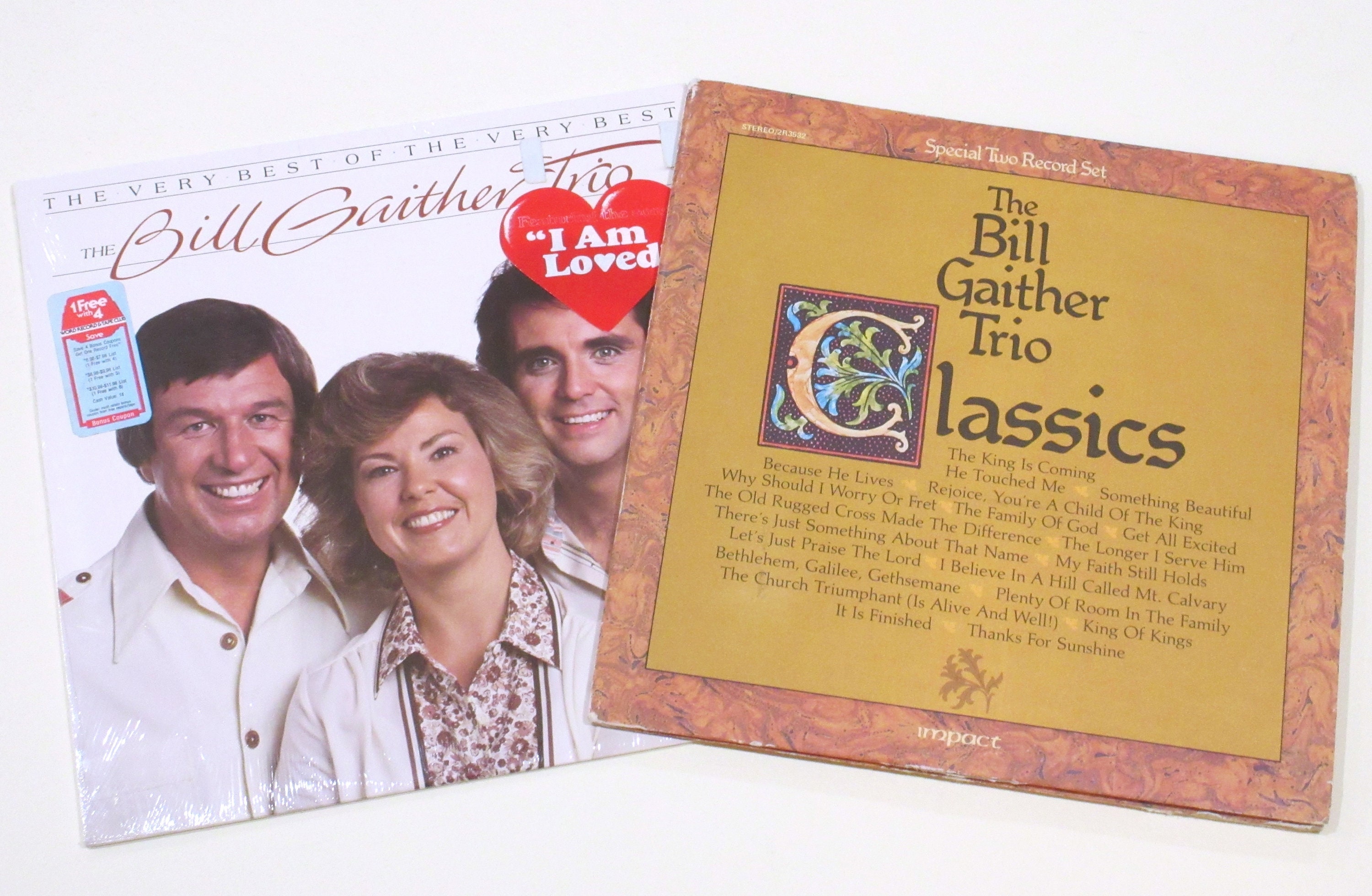 Gaither Trio Vinyl Classics 2 Records or Very Best of Very