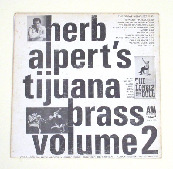 Herb Alpert Tijuana Brass 5 Vinyl Lps Whipped Cream & Other