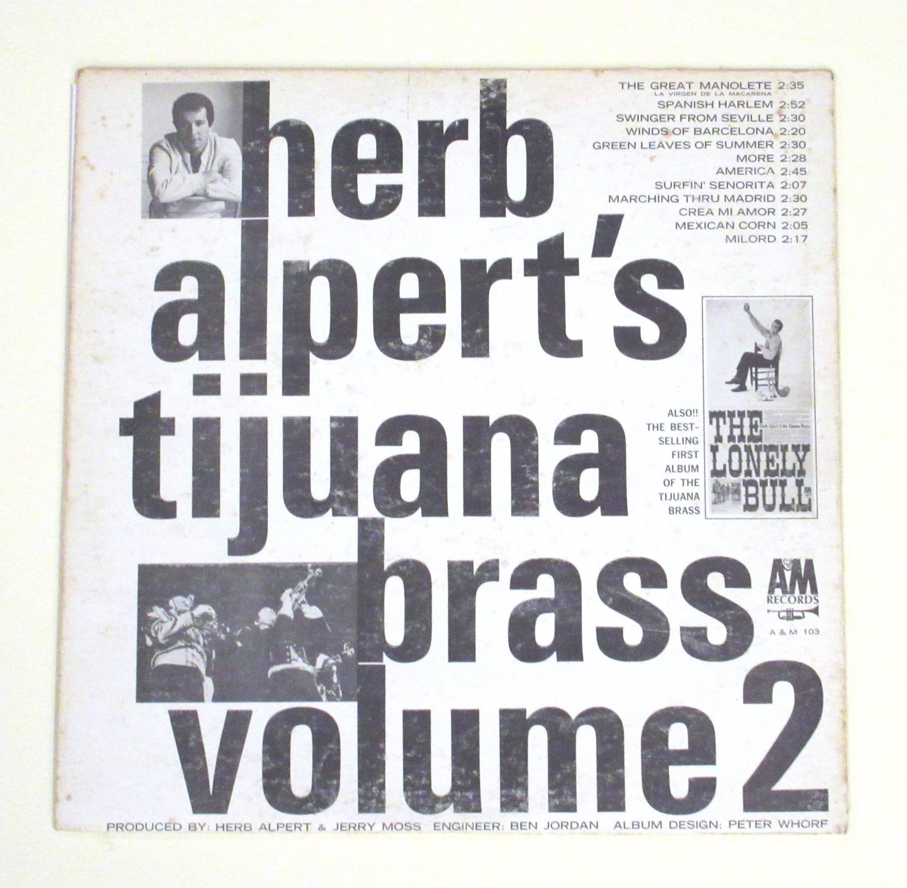 Herb Alpert Tijuana Brass 5 Vinyl Lps Whipped Cream and Other