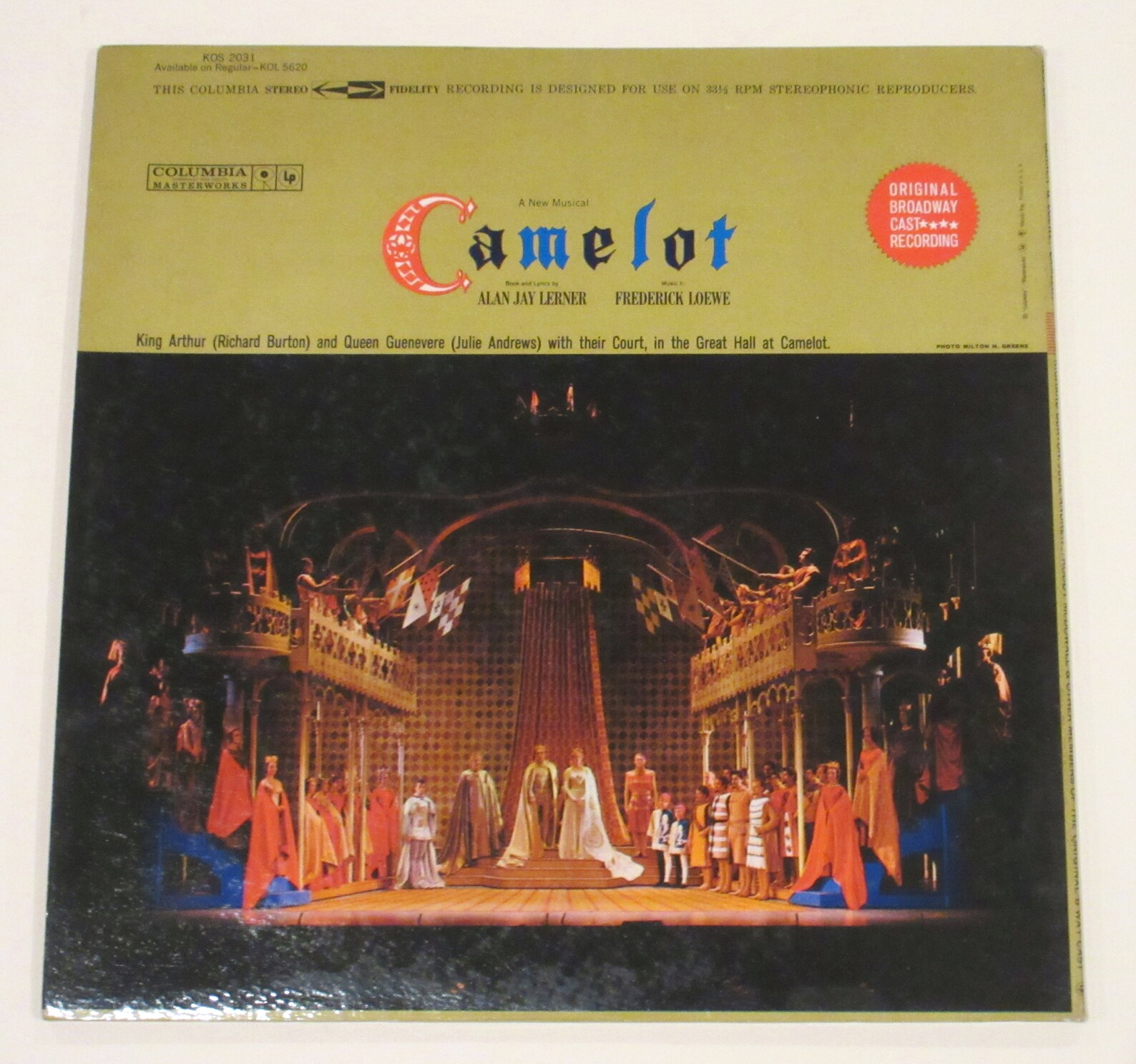 Camelot Film Broadway Vinyl 2 Lps 1960s Julie Andrews Richard Etsy UK