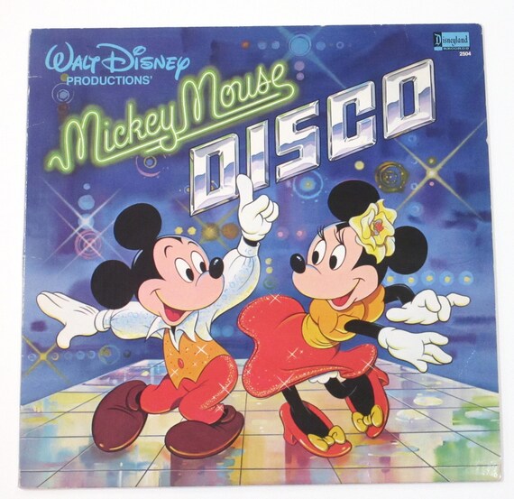 Mickey Mouse Disco Vinyl Mousercise Workout, Choice of Disneyland