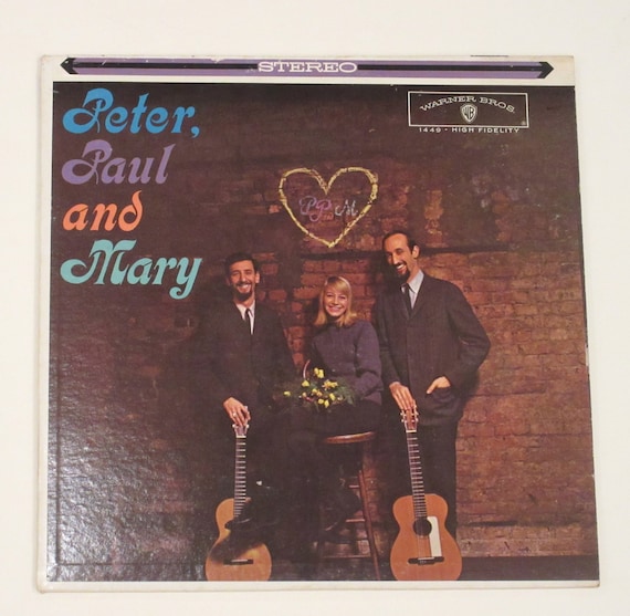 Peter Paul and Mary Vinyl in Concert 2 Records, or Choice of