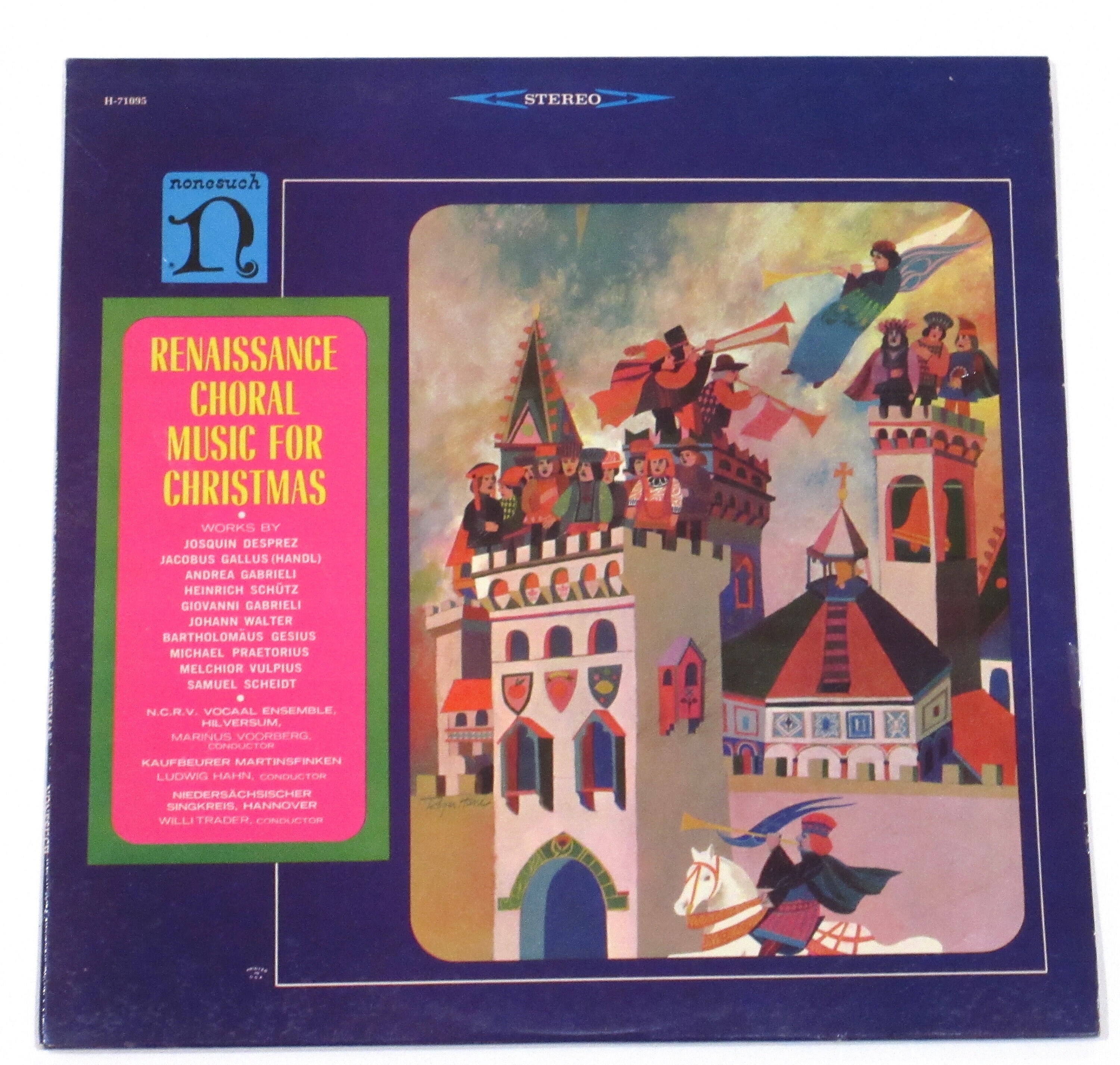 Christmas Vinyl Renaissance Choral Music 1960s Records Boston