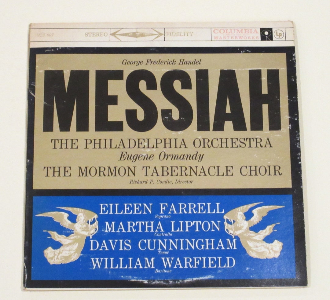 Davis Rody Messiah Handel Messiah Vinyl Choice 1960s Bernstein New York or Ormandy ...