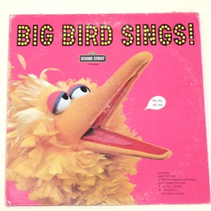 Sesame Street Vinyl Big Bird Sings, Bert's Blockbusters, Ernie's Hits