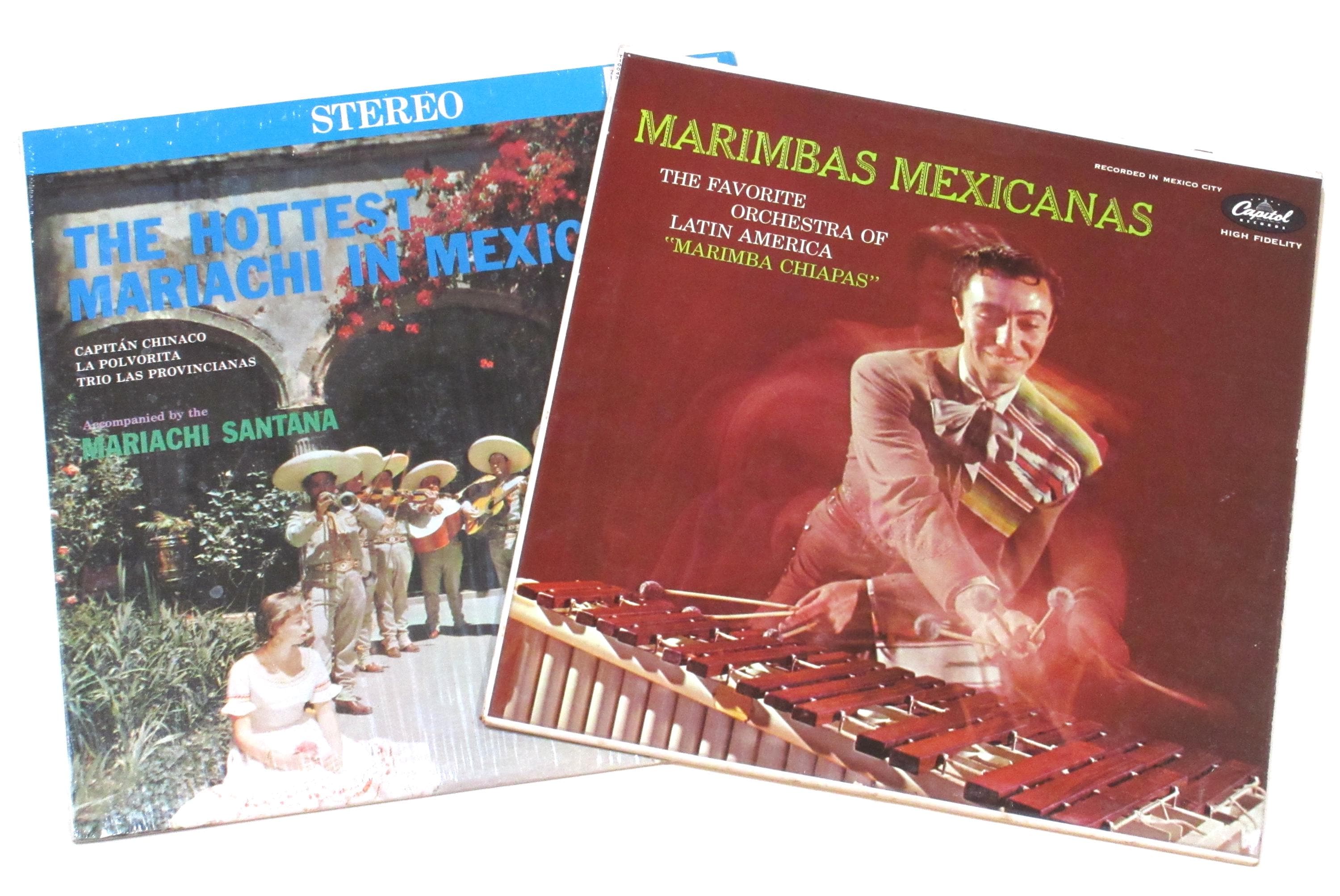 Mexico Vinyl Mariachi Marimbas Revolution Songs, Your Choice of