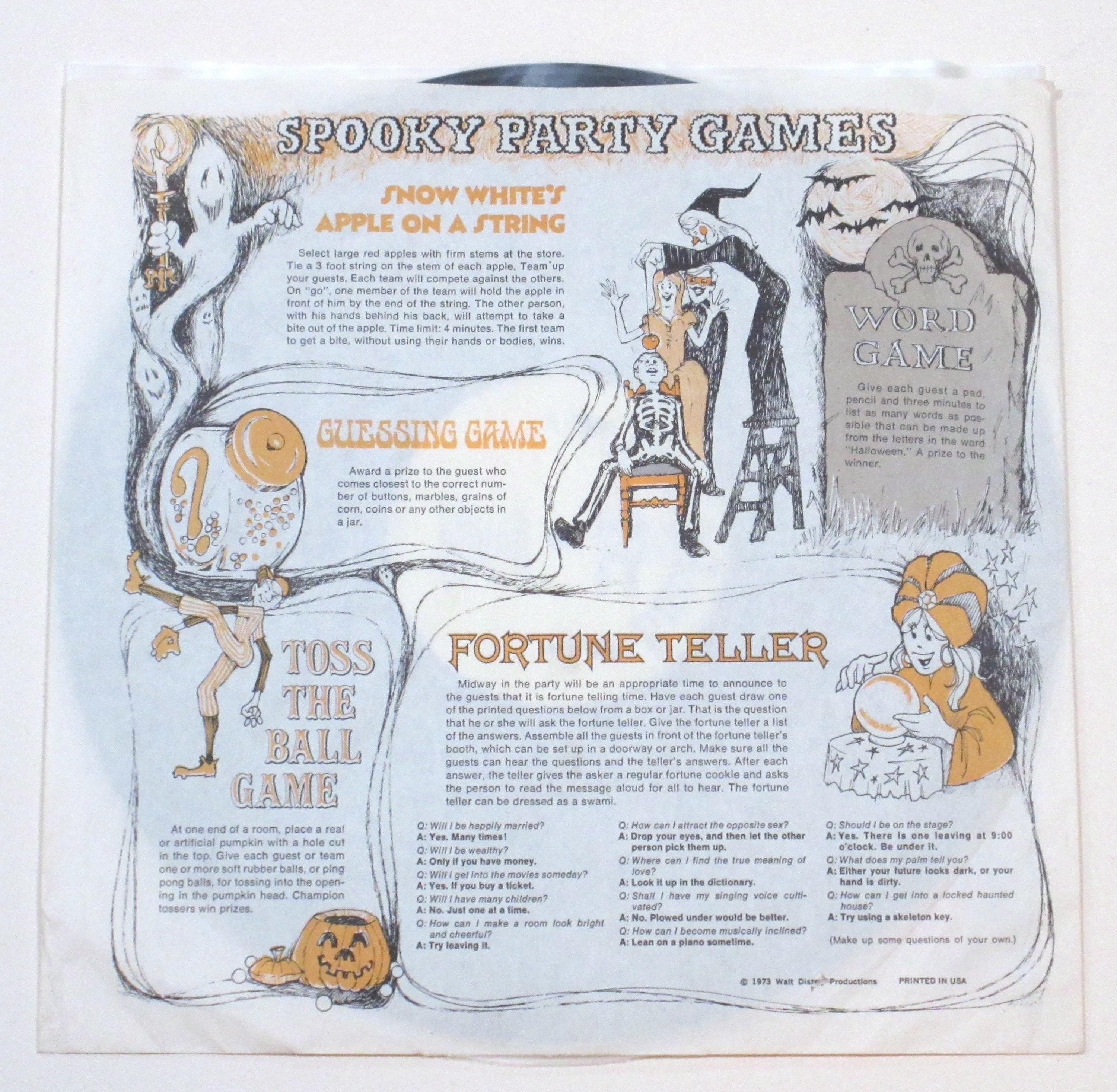 Halloween Vinyl Chilling Thrilling Haunted House, Ghostly Sounds, Alfred  Hitchcock Ghost Stories, or Disney Trick or Treat, Your Choice - Etsy