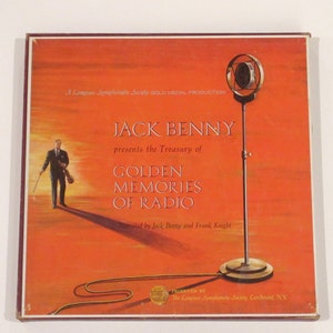Radio vinyl box set Jack Benny Golden Memories of Radio clips 6 records comedy mystery sports World War II, cleaned for new sound, booklet