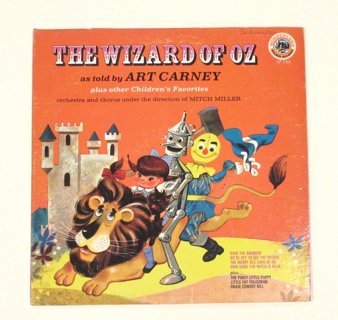 Wizard of Oz Vinyl Art Carney or Disneyland Version, Storytelling