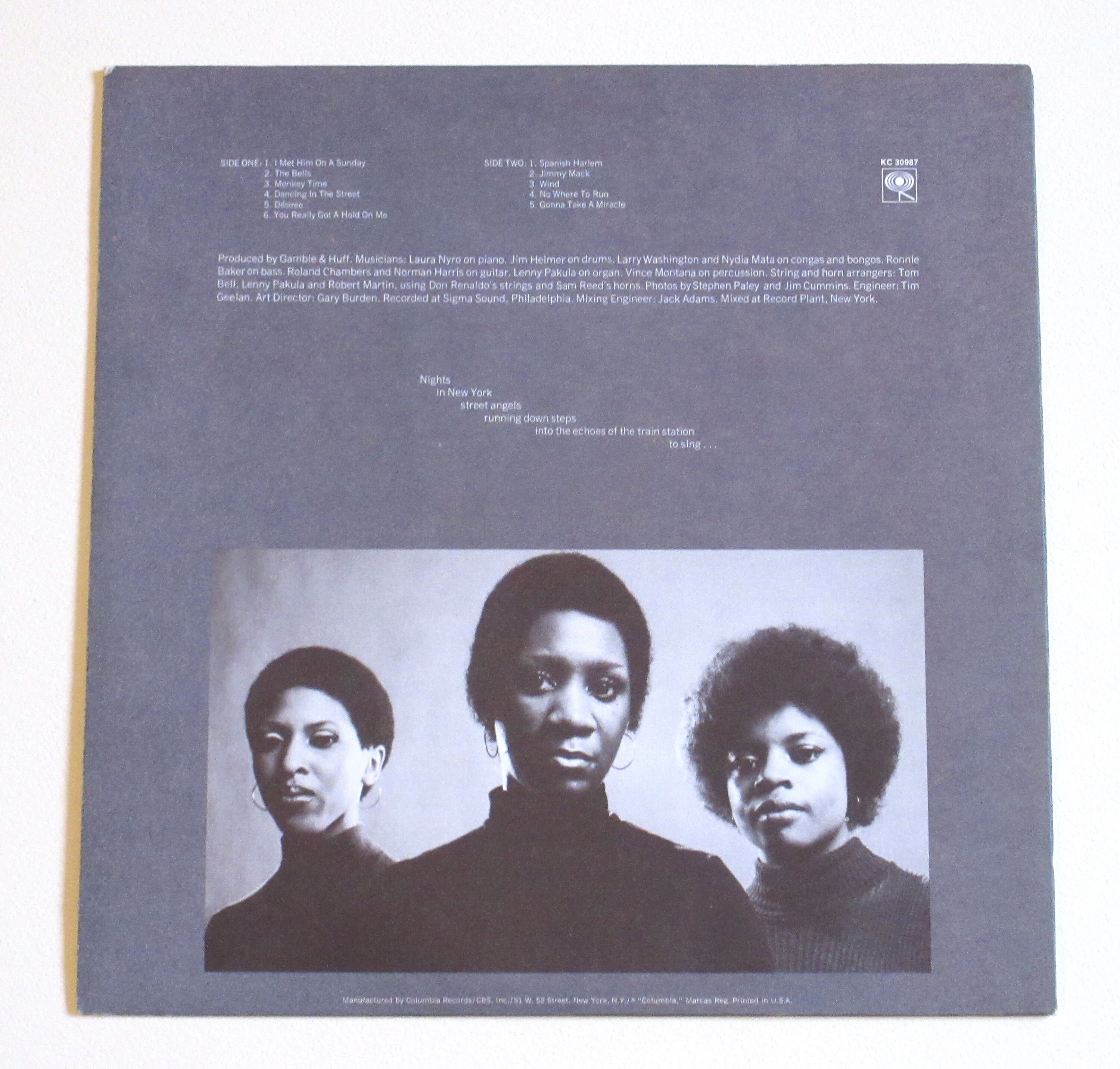 Laura Nyro Vinyl New York Tendaberry With Fold Out Lyrics Booklet