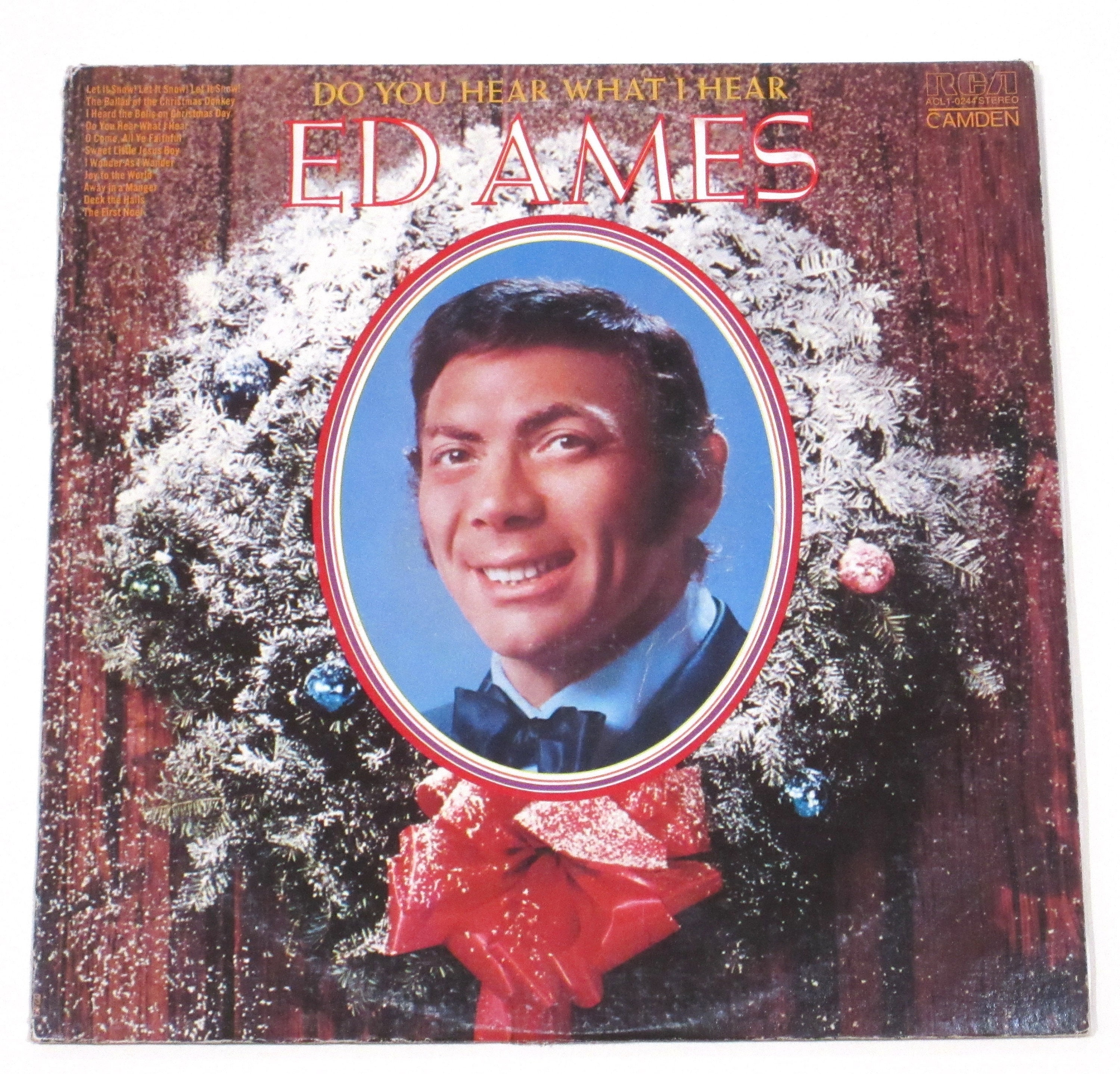 Ed Ames Christmas Vinyl Choice Warmest Time of Year, Christmas With Ed Ames  or Do You Hear Reissue, 1960s Daniel Boone Tomahawk Throw - Etsy, image size:3000x2878