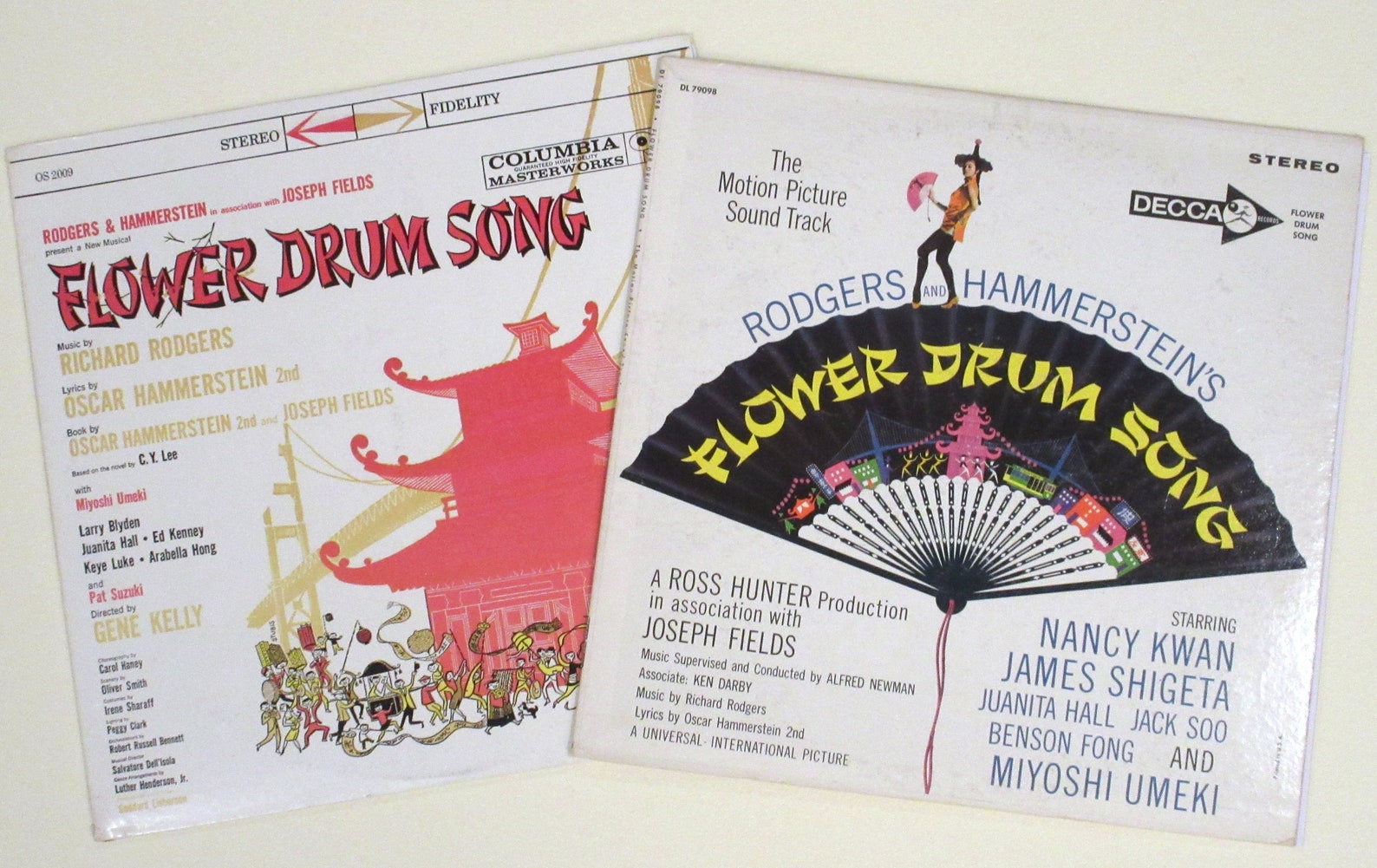 Flower Drum Song 2 Vinyl Lps Broadway & Film Pat Suzuki Etsy
