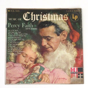 Percy Faith Christmas vinyl Music of Christmas, Hallelujah aka Music of Christmas Volume 2, Christmas Is, 3 classic records 1950s 1960s