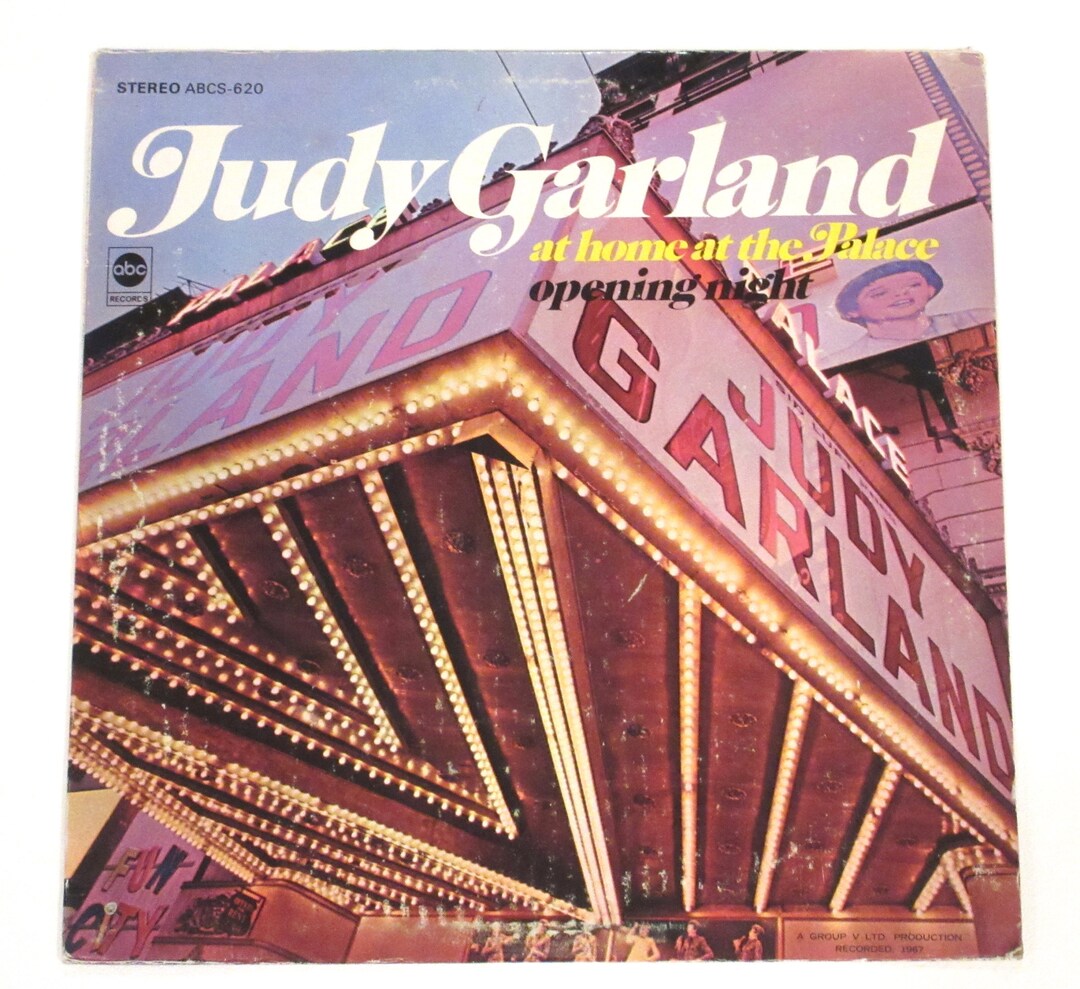 Judy Garland Live Vinyl Carnegie Hall, Palace, London Palladium