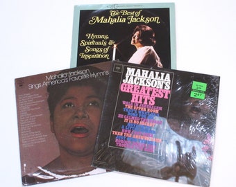 Mahalia Jackson Vinyl Choice Double Album Hymns or Best, or