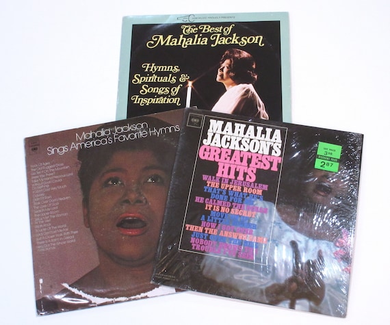 Mahalia Jackson Vinyl Choice Double Album Hymns or Best, or
