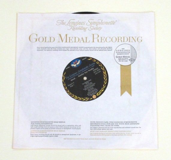 the longines symphonette recording society gold medal recording