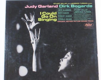 Judy Garland vinyl I Could Go on Singing, Miss Show Business, The Letter w actual letter, choice of 1950s 1960s record albums, Alone, Judy