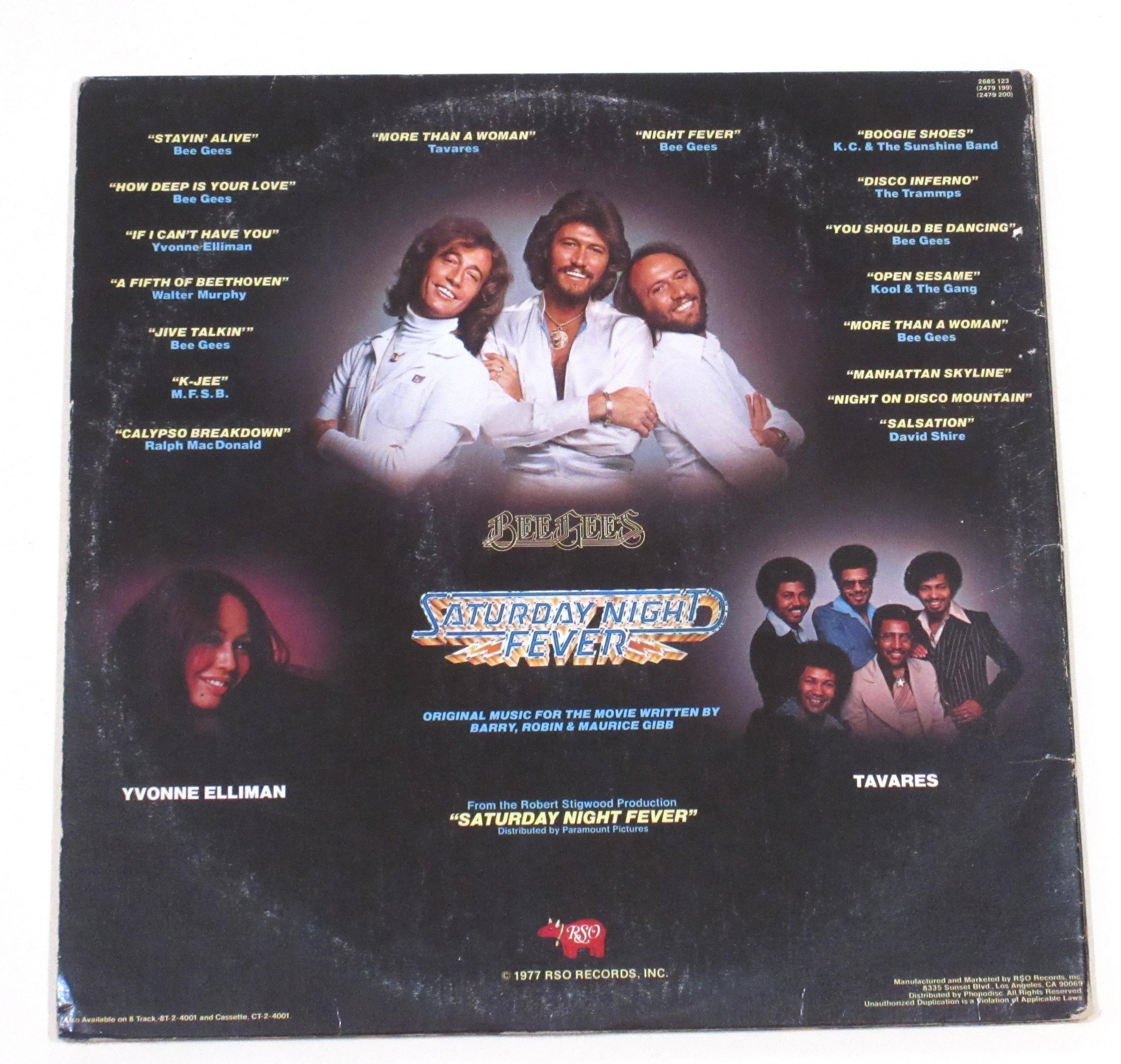 Saturday Night Fever Vinyl 2 Records Bee Gees Soundtrack