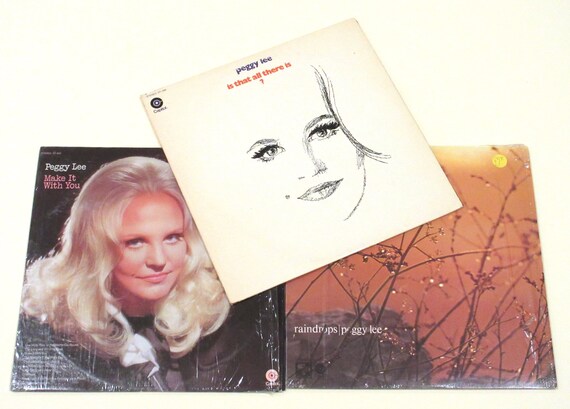 Peggy Lee Vinyl is That All There Is Make It With You or - Etsy