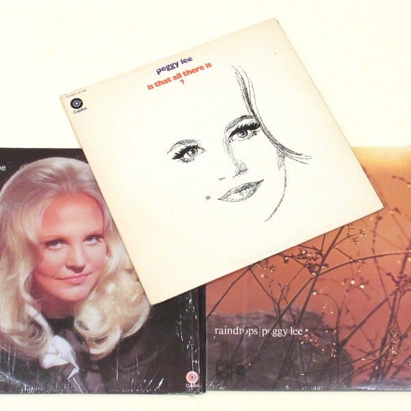 Peggy Lee vinyl Is That All There Is, Make It With You, or Raindrops, your choice, 1970, new-old mix of songs by Randy Newman, The Beatles