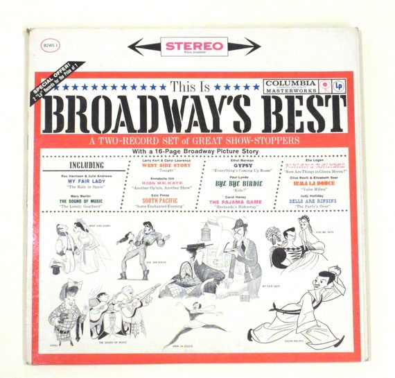Broadway's Best Musical Numbers Vinyl Booklet Info Photos | Etsy